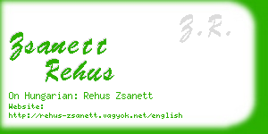 zsanett rehus business card